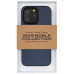 Чехол-накладка K-Doo Mag Noble Collection MagSafe Series для iPhone 13 PRO MAX (искусcтвенная кожа, темно-синий)