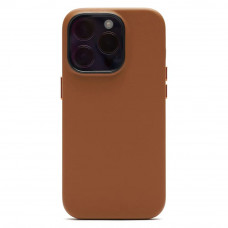 Чехол-накладка KZDOO Mag Noble Collection MagSafe Series для iPhone 14 PRO MAX (искусcтвенная кожа, коричневый)