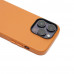 Чехол-накладка KZDOO Mag Noble Collection MagSafe Series для iPhone 14 PRO MAX (искусcтвенная кожа, оранжевый)