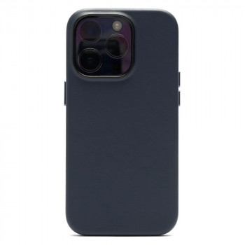 Чехол-накладка KZDOO Mag Noble Collection MagSafe Series для iPhone 14 PRO MAX (искусcтвенная кожа, темно-синий)