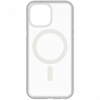 Прозрачный силиконовый чехол MagSafe для iPhone 15