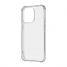 Прозрачный силиконовый чехол для iPhone 15 Pro