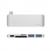 Адаптер Deppa 72219 с USB Type-C и кардридером SDHC/microSDHC для Macbook
