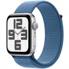Умные часы Apple Watch SE Gen 2 2023 GPS 44mm Silver Aluminium Case with Winter Blue Sport Loop (MREF3)