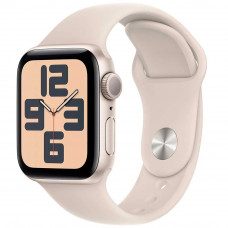 Умные часы Apple Watch SE Gen 2 2023 GPS 44mm Starlight Aluminium Case with Starlight Sport Band (MRE43)