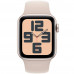 Умные часы Apple Watch SE 2023 GPS 44mm Starlight Aluminium Case with Starlight Sport Band (MRE43)