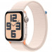 Умные часы Apple Watch SE 2023 GPS 44mm Starlight Aluminium Case with Starlight Sport Loop (MRE63)