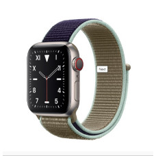 Часы Apple Watch Edition Series 5 GPS + Cellular 40mm Titanium Case with Khaki Sport Loop 
