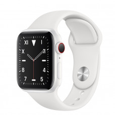 Часы Apple Watch Edition Series 5 GPS + Cellular 44mm White Ceramic Case with White Sport Band 