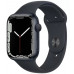 Умные часы Apple Watch Series 7 GPS 45mm Midnight Aluminium Case with Sport Band (MKN53RU/A)