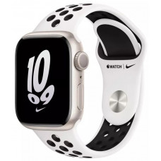 Умные часы Apple Watch Nike Series 8 GPS 45mm Starlight Aluminum Case with Summit White/Black Nike Sport Band MPH13