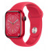 Умные часы Apple Watch Series 8 GPS 41mm Aluminium Case with (PRODUCT) Red Sport Band MNP73