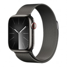 Умные часы Apple Watch Series 9 GPS + Cellular 45mm Graphite Stainless Steel Case with Graphite Milanese Loop (MRMX3)
