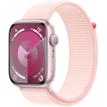 Умные часы Apple Watch Series 9 GPS 45mm Pink Aluminum Case with Light Pink Sport Loop MR9J3