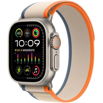 Умные часы Apple Watch Ultra 2 GPS + Cellular 49mm Titanium Case with Orange/Beige Trail Loop MRF13