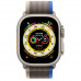 Умные часы Apple Watch Ultra GPS + Cellular 49мм Titanium Case with Blue/Gray Trail Loop (размер M) MQF33