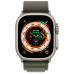 Умные часы Apple Watch Ultra GPS + Cellular 49мм Titanium Case with Green Alpine Loop (размер M) MQEW3