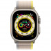 Умные часы Apple Watch Ultra GPS + Cellular 49мм Titanium Case with Yellow/Beige Trail Loop (размер L) MQF23