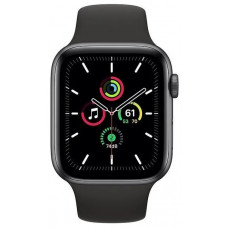 Часы Apple Watch SE GPS 44mm Space Gray Aluminum Case with Midnight Sport Band MKQ63