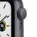 Часы Apple Watch SE GPS 44mm Space Gray Aluminum Case with Midnight Sport Band MKQ63