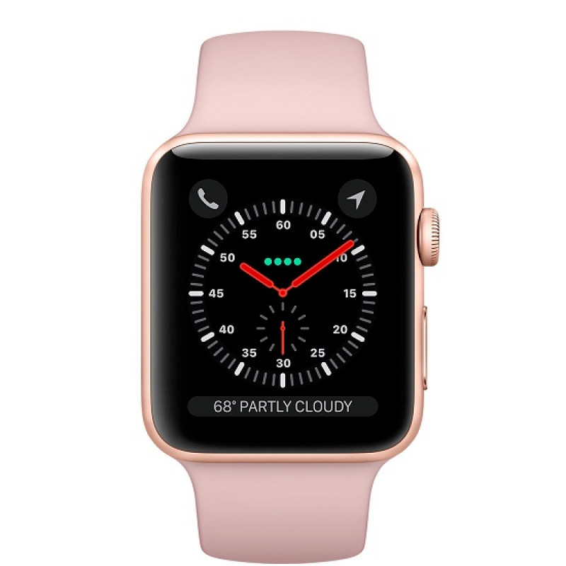 Apple Watch Series 3 38mm GPS Gold Pink Sand MQKW2 купить в Москве с  доставкой