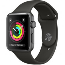 Часы Apple Watch Series 3 GPS 42mm Space Gray Aluminum Case with Gray Sport Band MR362