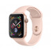 Часы Apple Watch Series 4 GPS 44mm Gold Aluminium Case with Pink Sand Sport Band MU6F2