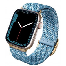 Ремень Uniq ASPEN DE для Apple Watch 41/40/38 голубой