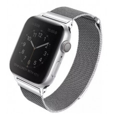 Ремень Uniq DANTE для Apple Watch 45/44/42 серебро