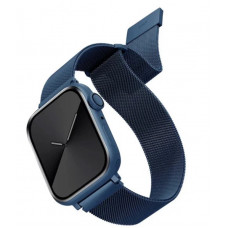 Ремень Uniq DANTE для Apple Watch 45/44/42 синий