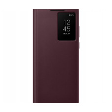 Чехол-книжка Samsung Smart Clear View Cover для Galaxy S22 Ultra (Burgundy) 