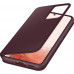 Чехол-книжка Samsung Smart Clear View Cover для Galaxy S22 (Burgundy) 