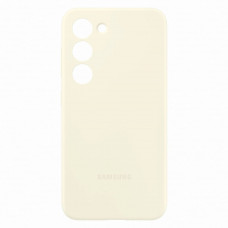 Чехол силиконовый Samsung Silicone Case для Galaxy S23+ (Белый) 