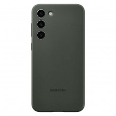 Чехол силиконовый Samsung Silicone Case для Galaxy S23+ (Зеленый) 