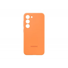 Чехол силиконовый Samsung Silicone Case для Galaxy S23 (Оранжевый) 