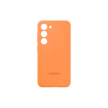 Чехол силиконовый Samsung Silicone Case для Galaxy S23 (Оранжевый) 