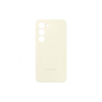 Чехол силиконовый Samsung Silicone Case для Galaxy S23 (Белый) 