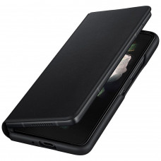 Чехол Samsung Leather Flip Cover для Galaxy Z Fold 3 EF-FF926L (Black)