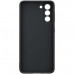 Чехол для Samsung Silicone Cover S21 Black Чёрный