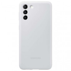 Чехол для Samsung Silicone Cover S21+ Light Gray Серый