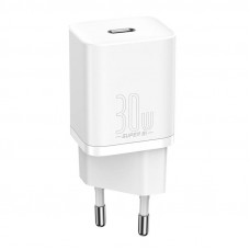 Сетевое зарядное устройство Baseus Super Si Quick Charger USB-C, 3A, 30W Белый 