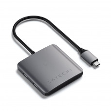 USB-хаб Satechi 4-PORT USB-C HUB (Space Gray) ST-UC4PHM