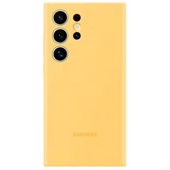 Чехол для Samsung Galaxy S24 Ultra Silicone Case Yellow 