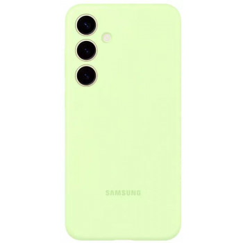 Чехол для Samsung Galaxy S24+ Silicone Case Green