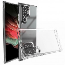 Прозрачный силиконовый чехол для Samsung Galaxy S24 Ultra 