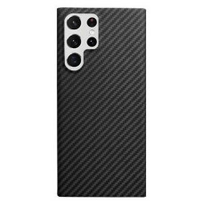 Чехол-накладка K-Doo Kevlar Case для Samsung Galaxy S22 Ultra карбоновый (Черный)