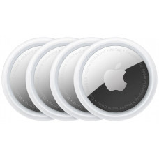 Трекер Apple AirTag для модели iPhone и iPod touch с iOS 14.5 или новее; модели iPad с iPadOS 14.5 или новее белый/серебристый 4 шт.