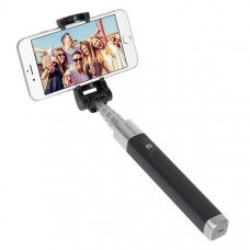 Монопод для селфи Deppa Selfie Pocket Pro беспроводной (Bluetooth) D-45008 алюминиевый, 180-700мм Графитовый