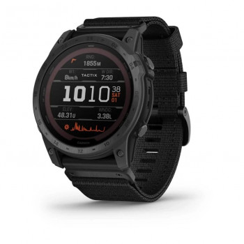 Умные часы Garmin Tactix 7 PRO Balistics Black DLC Titanium with Black Nylon Tactical band (010-02704-21)