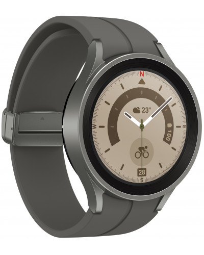 Умные часы Samsung Galaxy Watch 5 Pro 45 mm Wi-Fi NFC, серый (SM-R920)